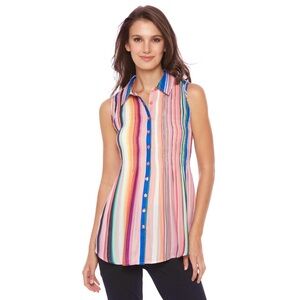 Cable & Gauge striped blouse